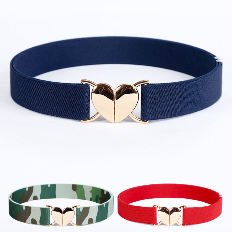 30mm middle and big boy elastic belt belt girl junior high school students have elasticity no strain belly dress tunic