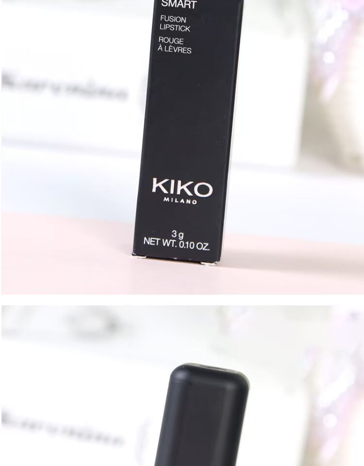 Ý Son môi KIKO 4 dòng son nhỏ màu đen ống dưỡng ẩm mờ 407 đậu cát màu 411 màu bưởi - Son môi son ink màu đỏ cam