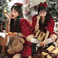 Платье, носки с бантиком