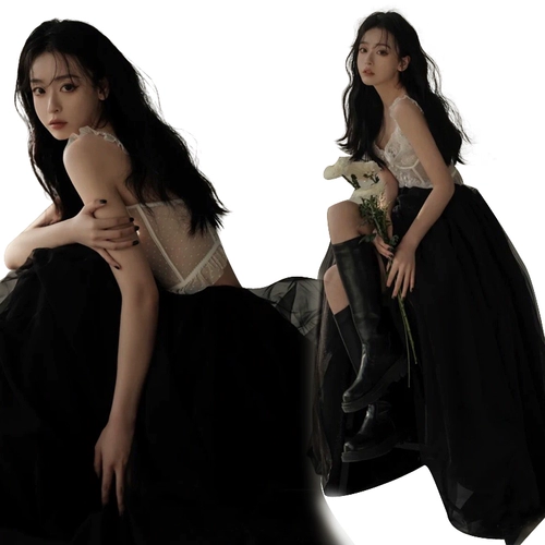 2025 Dark Elf Princess Style Photo Theme Costum