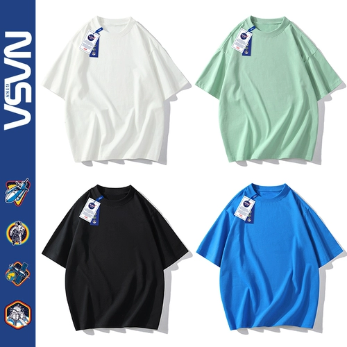 Хлопковая белая базовая приятная телу футболка с коротким рукавом, в американском стиле, свободный крой, оверсайз