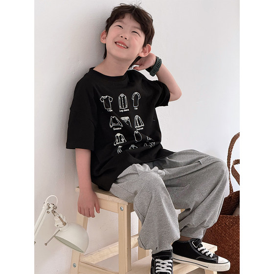 男童夏装防蚊长裤ivan家童装2025新款中大童女童新款清凉空调裤潮