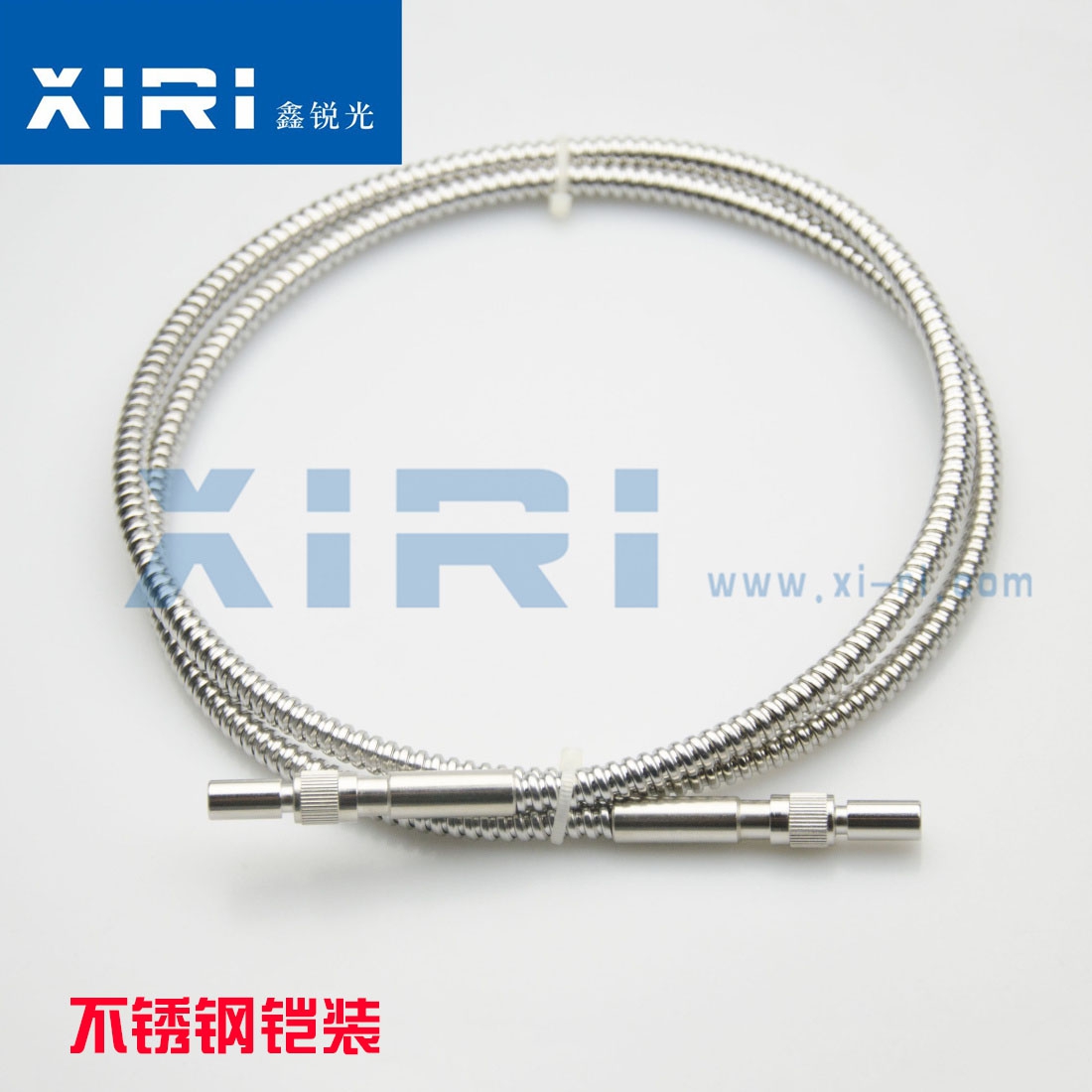 SMA905-SMA905 quartz fiber jumpers stainless steel 300um 3m UV- visible light