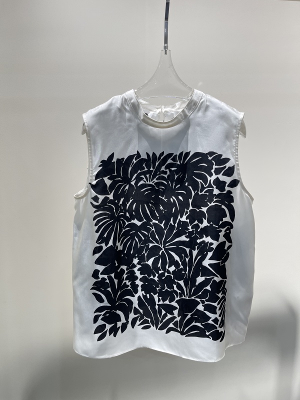 Simple Printed Sleeveless Casual Vest for Women 2026 Summer New Style Loose Slimming Stylish Versatile Vest Top Simple Printed Sleeveless Casual Vest for Women 2026 Summer New Style Loose Slimming Stylish Versatile Vest Top