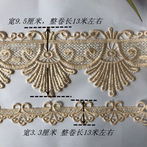 Sofa lace cushion chair sleeve hood water-edge car sleeve edge window fabric material splicing decorative accessories computer embroidered lace