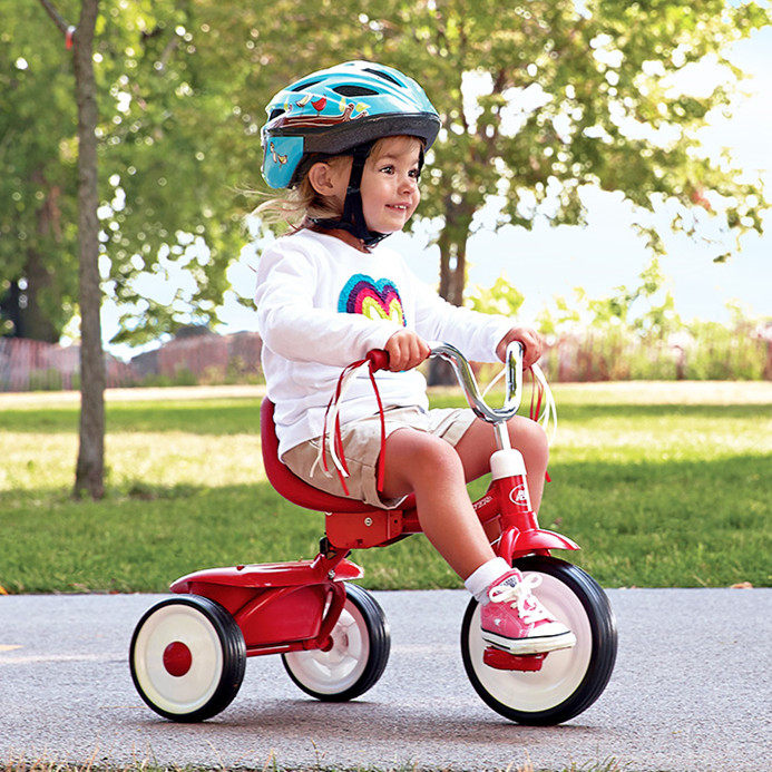 Domestic American Radio Flyer Children's tricycle Baby pedal hand push bicycle Baby artifact