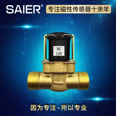 Solar water outlet valve All copper normally closed control electric valve Water heater automatic water supply valve factory direct sales
