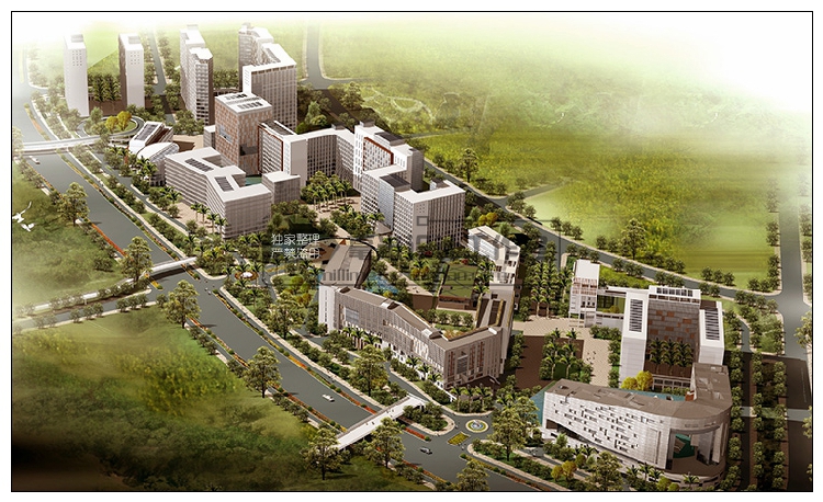 DB08229大学高校SU模型教学楼宿舍活动中心校园规划sketchup建...-7