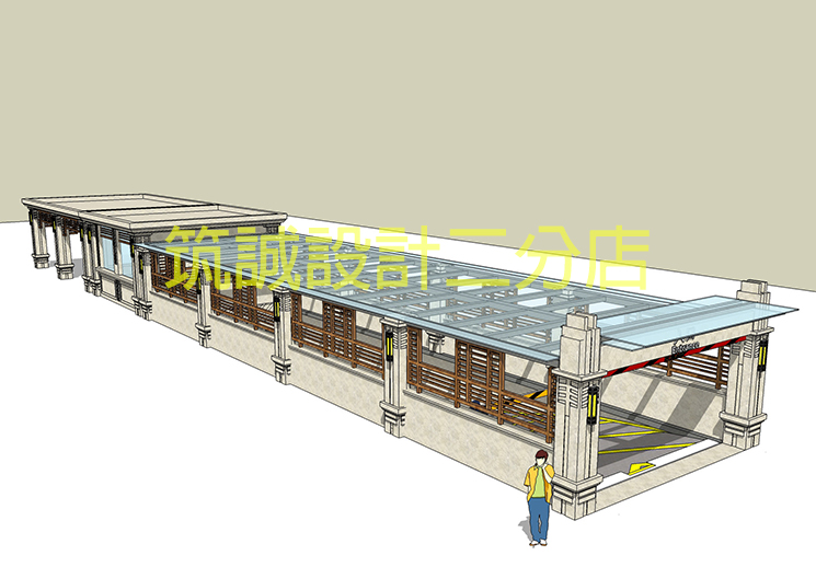 TU00219 su地下车库入口设计停车场入口设计-11