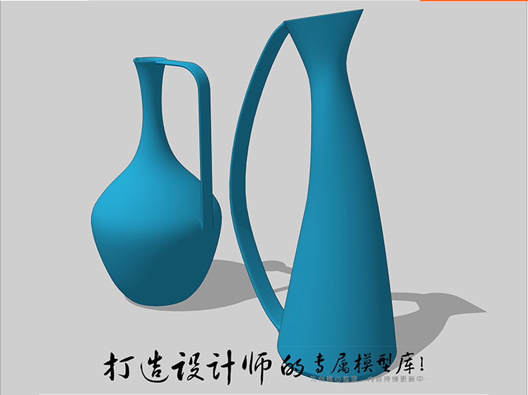 YC0028SU场景模型室内3d模型Sketchup组件素材库办公摆件-10