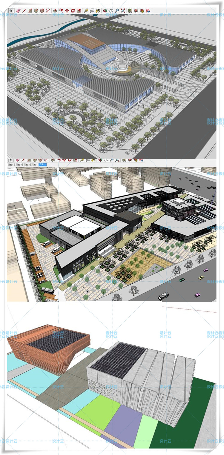 SJ026大学活动中心/社区/文化活动中心/SU模型-10