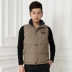 Mùa thu và mùa đông quần áo nam trung niên xuống áo vest cotton cao tuổi dày áo ấm cha mặc mùa đông cắt vai áo ba lỗ nam tập gym Áo vest cotton