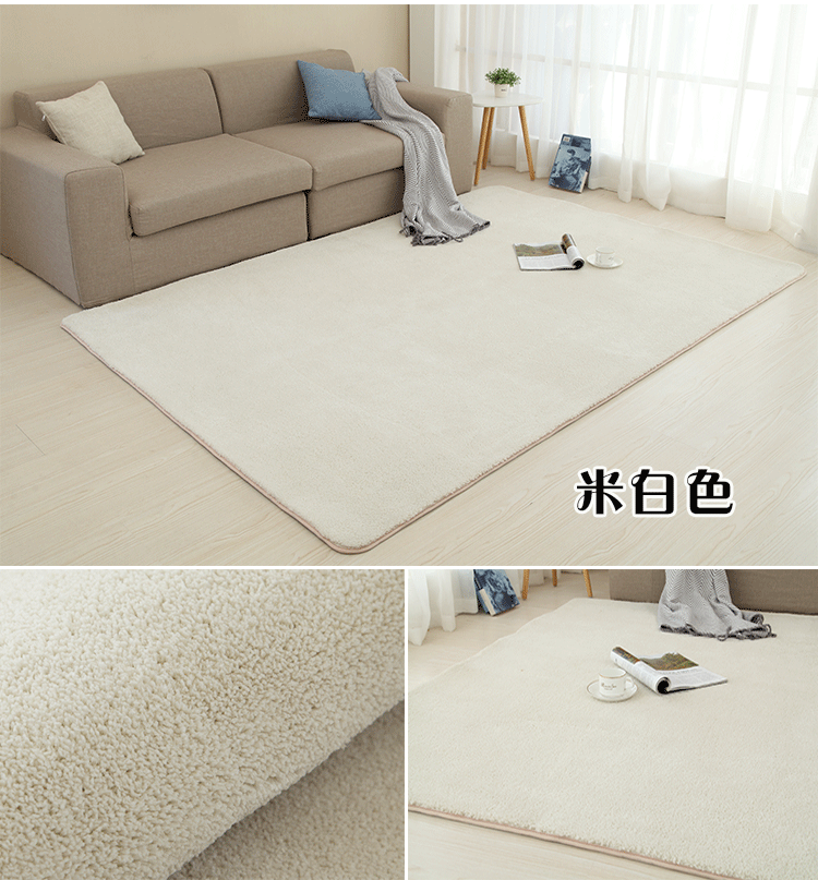 Bắc Âu tối giản hiện đại bàn cà phê phòng khách thảm phòng ngủ cạnh giường ngủ thảm thảm có thể được tùy chỉnh tatami màu rắn - Thảm giá thảm trải sàn