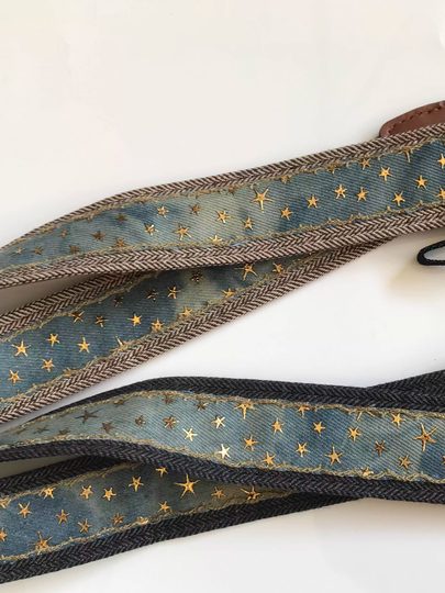 Retro Denim Camera Shoulder Strap Travel Mirrorless Camera Xs10Xs20 High-Definition Camera Universal Camera Shoulder Strap Strap