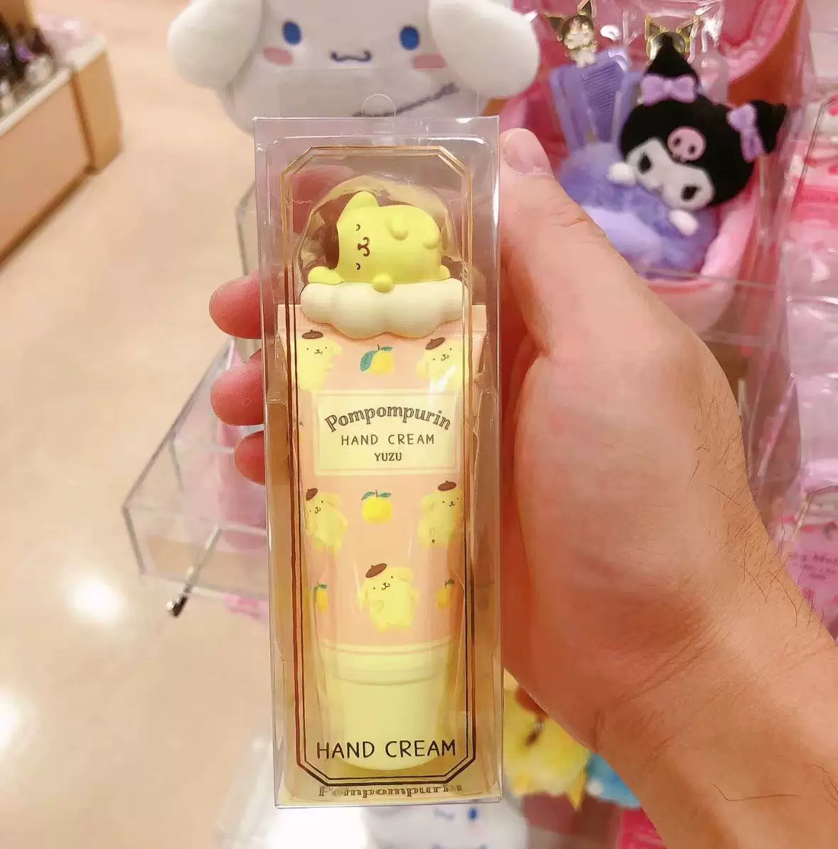 Sanrio, японский увлажняющий бальзам для губ, крем для рук, 3г