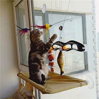 Cửa sổ lắp đặt sill dây đu cung cấp mèo ban công võng treo giỏ thuận tiện mèo hoang mèo mạnh mút - Cat / Dog hàng ngày Neccessities 	bát ăn cho chó lớn	