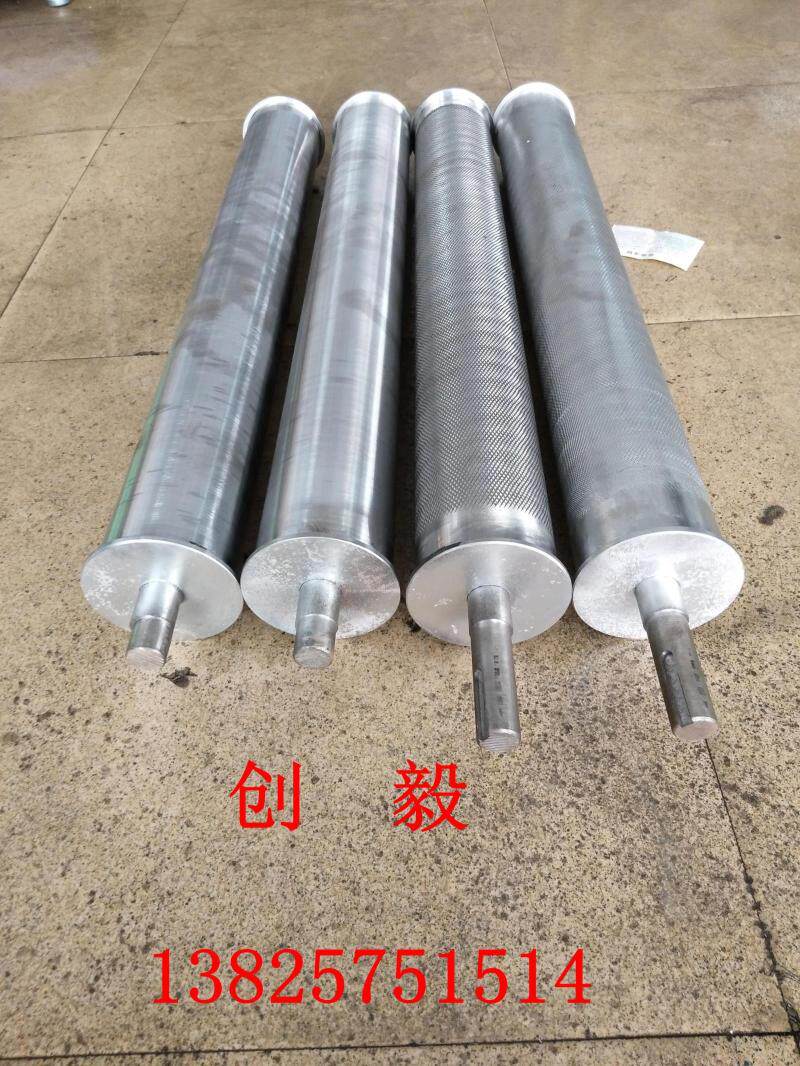 Edge blocking roller running line head and tail anti-running roller active roller non-powered galvanized roller roller