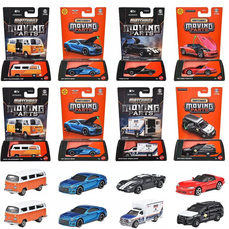 Matchbox Cars with Openable Doors 26Q Batch Ford Dodge Police Car Viper Volkswagen Bentley Alloy Car Fwd28