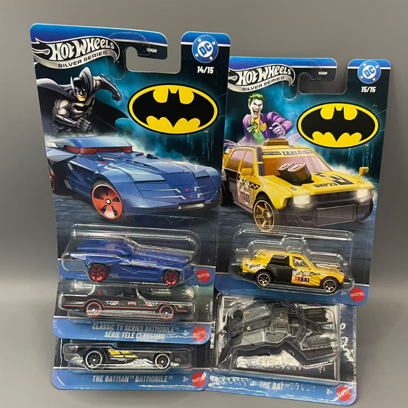 Hot Wheels Phonetic Symbol High-Quality Batman-Themed 5-Car Set Series Batman Batmobile Alloy Car Model Set Hdg89