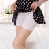 Quần legging nữ mùa hè sợi tre chống cháy nổ quần bảo hiểm quần short cỡ lớn ren băng lụa chống ánh sáng an toàn quần - Quần short