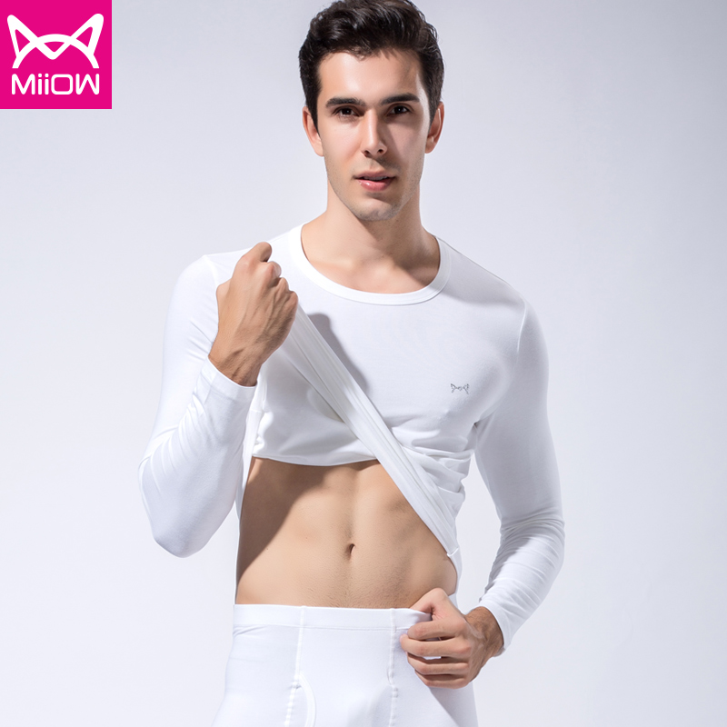 Cát người đàn ông ấm lót bông Lycra thiết cotton mỏng áo len chặt chẽ trẻ mùa thu quần mens mùa thu quần quần mùa thu.