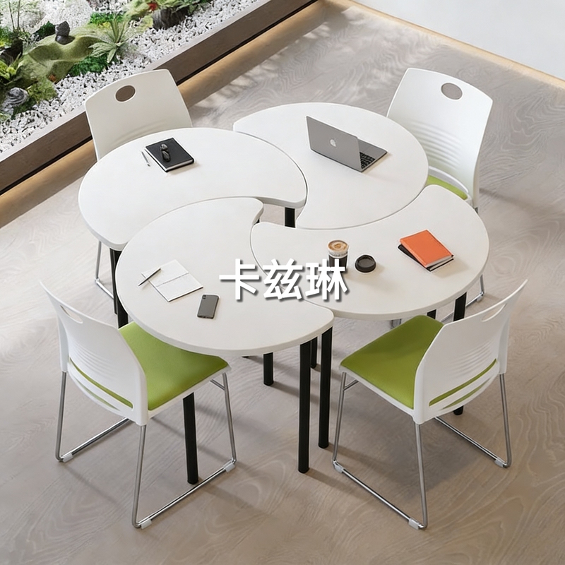 Polygonal Splicing Long Table, Office Conference Table, Special-Shaped Negotiation Table, School Reading Desk, Reception Area Training Table and Chairs Polygonal Splicing Long Table, Office Conference Table, Special-Shaped Negotiation Table, School Reading Desk, Reception Area Training Table and Chairs