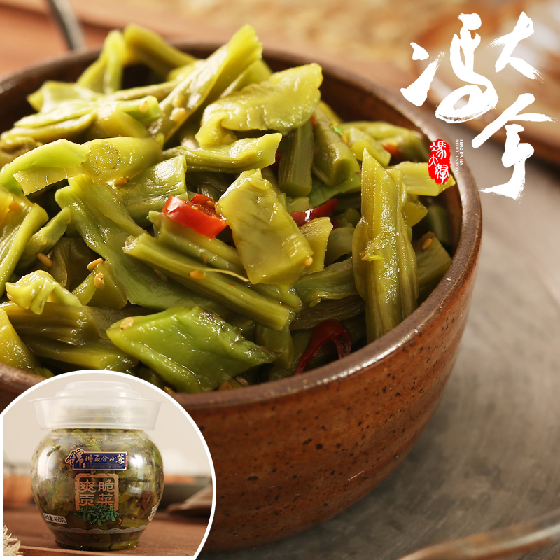 Feng Dana Jinzhou Lily side dishes under the food pickles Sweet and sour pickles Pickles crisp Gongcai altar 450g1 bottle