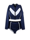 Traje de buceo de secado rápido coreano para mujeres divididos de manga larga traje de gelatina de snorkel pareja traje de surf de internet femenino femenino
