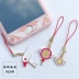 Cardcaptor Sakura Magic Wand đồ trang trí phim hoạt hình Nhật Bản dễ thương cô gái đồ trang sức phim hoạt hình sáng tạo khóa điện thoại mặt dây chuyền kim loại - Phụ kiện điện thoại di động