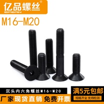 (M16 M20) 10 9 level sunk head inner hexagonal machine screw flat cup flat cup bolt DIN7991