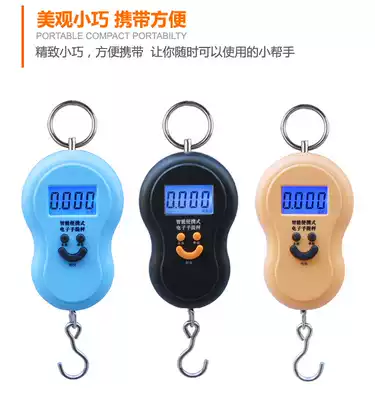 Fruit shopping called 50kg portable gourd portable electronic scale mini luggage scale express package scale