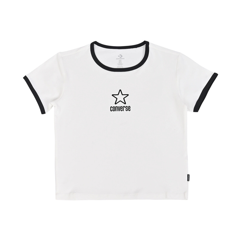 Converse Summer Women's Chuck Taylor Sports Casual Short-Sleeved T-Shirt Wck517-W70 Converse Summer Women's Chuck Taylor Sports Casual Short-Sleeved T-Shirt Wck517-W70