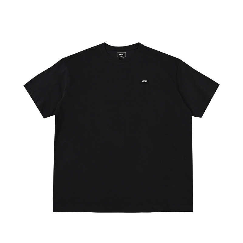 Vans New Men's Black Sports Casual Short-Sleeved Loose and Versatile Simple T-Shirt Top Vn000Nw0Blk