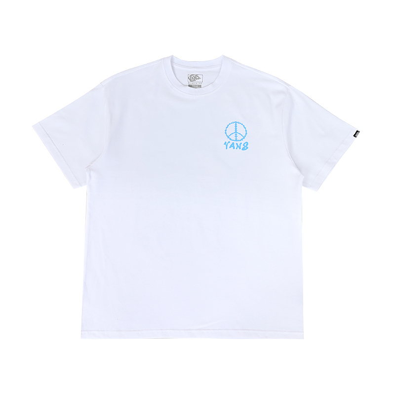 Vans New Men's Simple Casual Short-Sleeved Sports Loose and Comfortable T-Shirt Top Vn000Tmsjvy