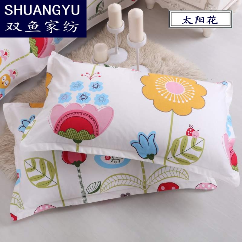 Bông cũ vải thô cặp gối mùa hè mát mẻ vải vải gối - Gối trường hợp gối mây