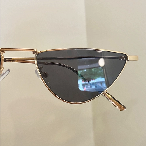 Брендовые очки на солнечной энергии, европейский стиль, популярно в интернете, кошачий глаз