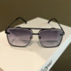 2023 new transparent blue sunglasses for men, anti-UV glare sunglasses for driving, versatile travel trend