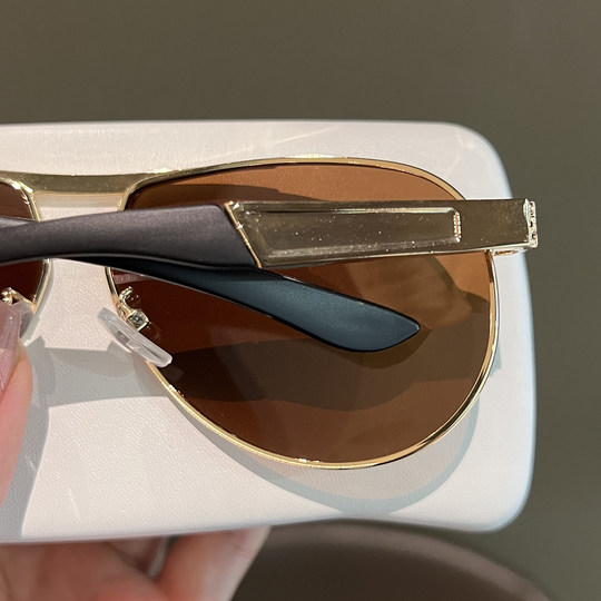 2025 New Men's Super Cool Aviator Sunglasses for Big Faces, Slimming, Driving, Polarized Sunglasses, Uv Protection Sunglasses