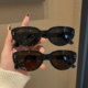 Retro cat-eye anti-UV sunglasses for women, high-end ins Internet celebrity oval versatile eye protection sunglasses for men