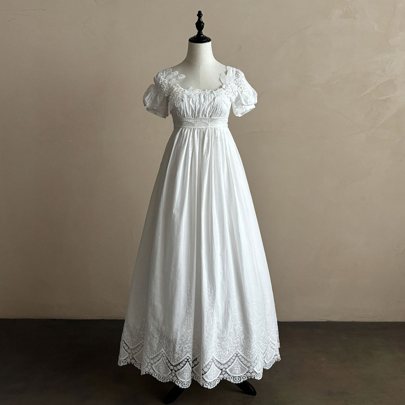 [in Production] This Is the Path to the Stars Pure Cotton Imperial-Style Dress Op Dress Morning Mist and Lark Lolita Original Design
