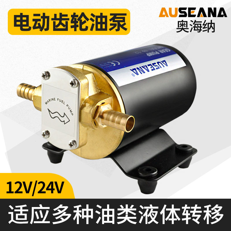 Fp-12 Electric Gear Oil Pump 12V24V Oil Pump Diesel Sprayer Refueling Pump Oil Micro Self-Priming Pump