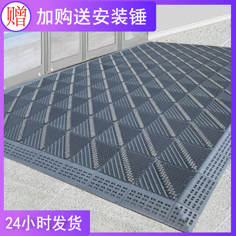 Наружные нескользящие коврики для входа в грунт, дверные коврики, коврики для дверей, пластиковые коврики для дверей, наружные водонепроницаемые коммерческие ковры
