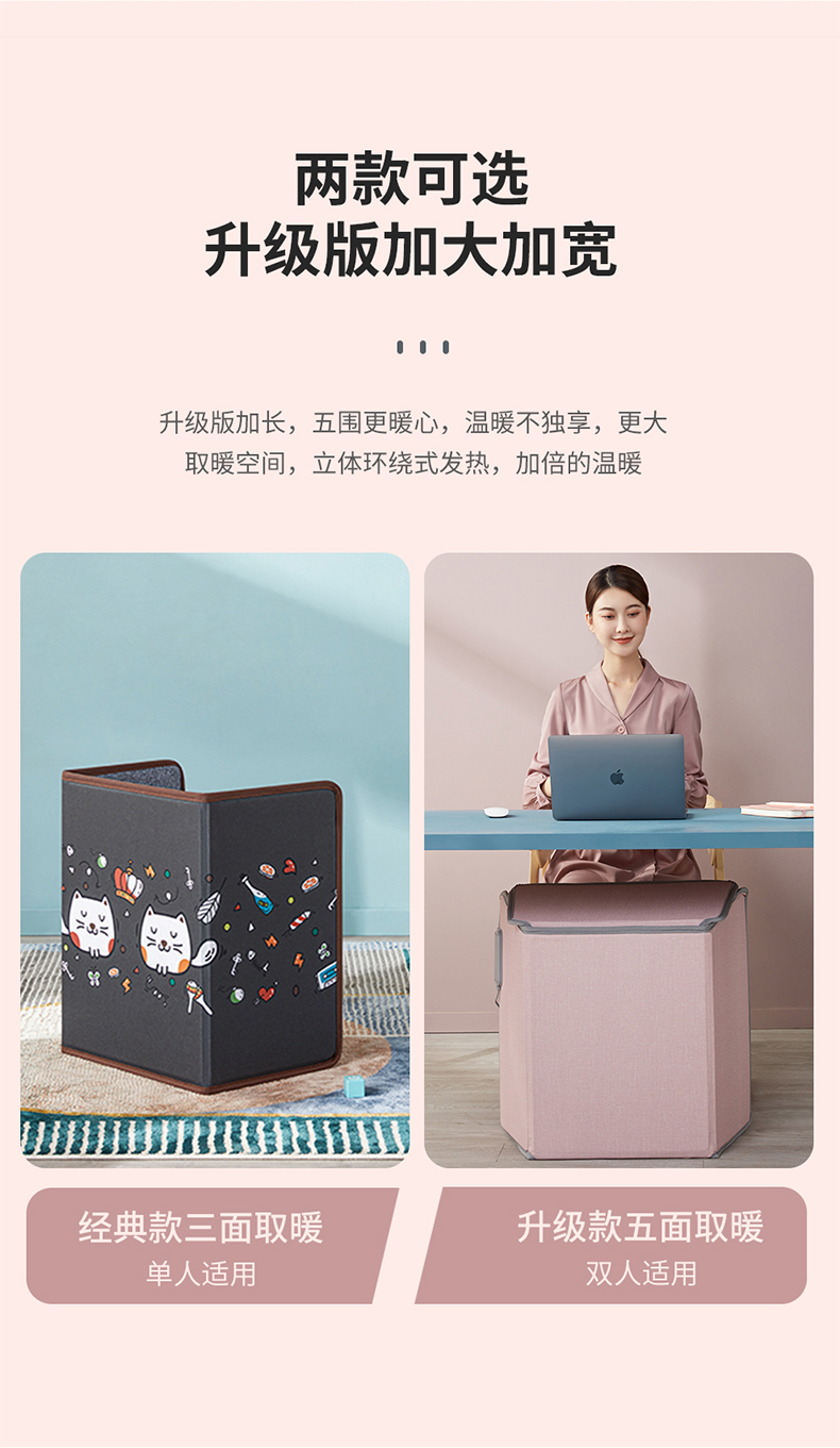 红星设计奖 昕科 暖腿护膝三折环绕发热垫 呵护老寒腿 图21