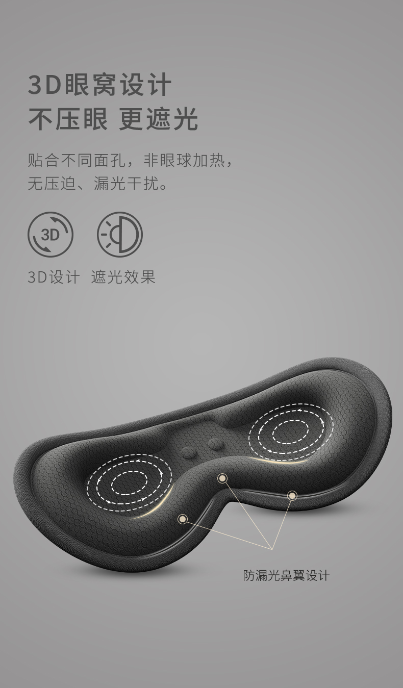 昕科 恒温热敷眼罩 usb充电 图9