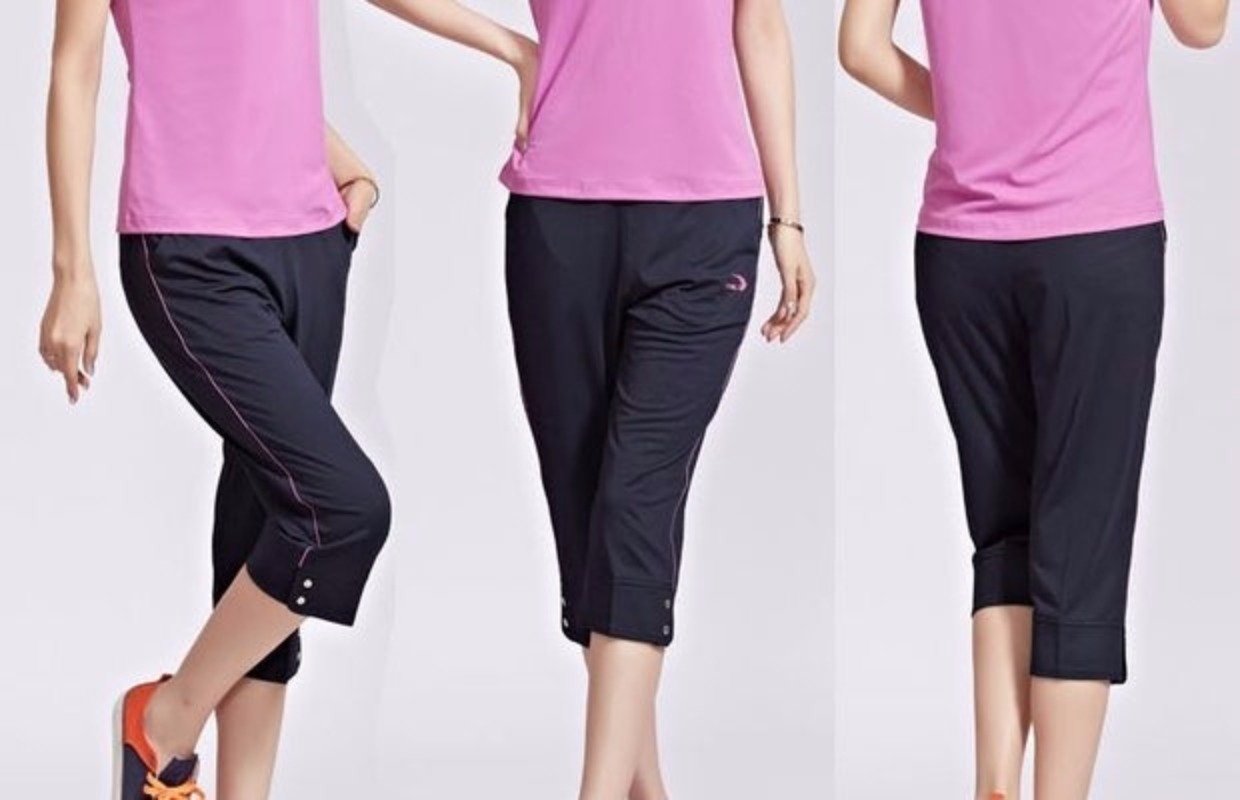 Bộ đồ thể thao nữ mùa hè áo sơ mi ngắn tay cỡ lớn quần tây quần thể thao rộng rãi mặc quần áo thể thao thấm mồ hôi - Thể thao sau quần áo bộ adidas