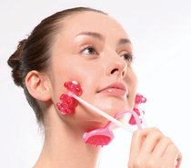 Japanese face-lifting artifact roller type face lifting wheel face powerful Facial Firming Beauty home massager