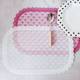 Export Korean creative simple lace waterproof pp placemat ins style tableware mat table mat pink girl heart free shipping