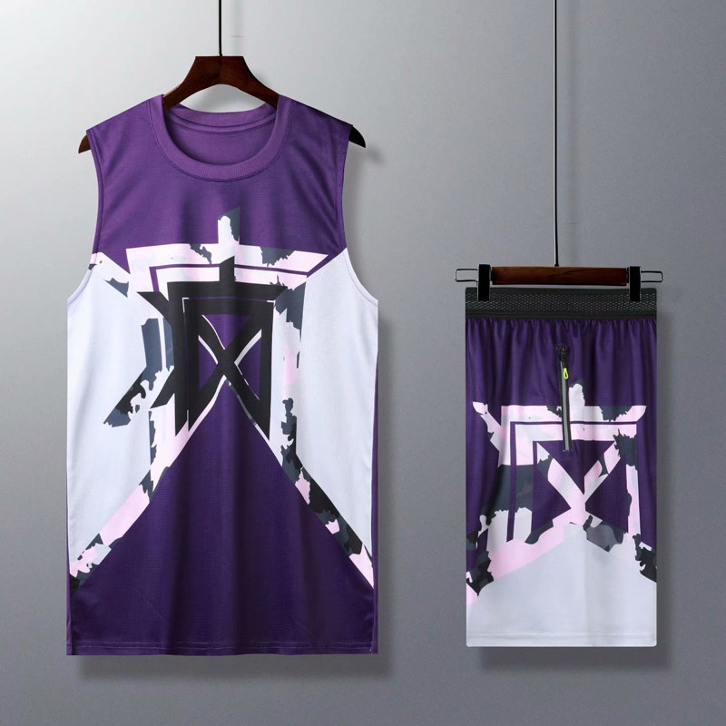 Anta to be crazy basketball suit suit male and female students match custom training uniform Sports vest children's jersey tide