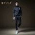 PINLI 2020 Spring New Men Slim Fit Trùm đầu Áo khoác nam Áo gió nam Xu hướng nam - Áo gió