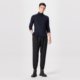 PINLI ພາກຮຽນ spring ໃຫມ່ຂອງຜູ້ຊາຍ turtleneck slim ສີແຂງ sweater pullover sweater ທ່າອ່ຽງສະດວກສະບາຍແລະ versatile